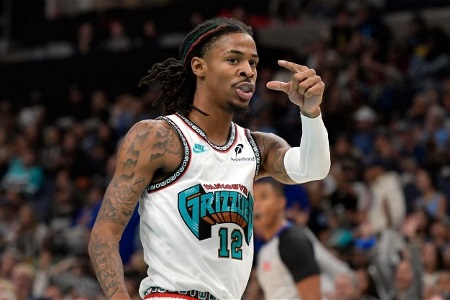 无缘挑战雷霆！莫兰特因右肩关节扭伤缺席明日比赛