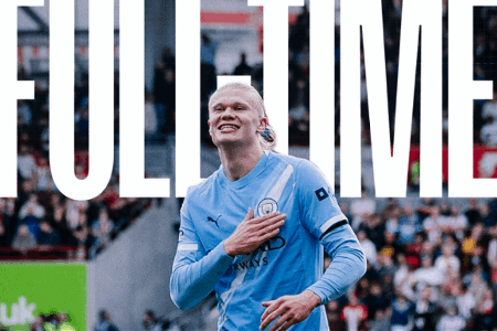 英超-曼城1-0布伦特福德 哈兰德破门9球领跑射手榜 罗德里伤退