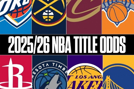 新赛季夺冠赔率：湖人第七！雷霆依然第一