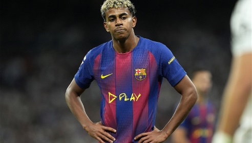 亚马尔饱受耻骨疼痛困扰！选择先保守治疗