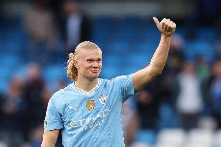 曼城责任神！最近7粒英超进球由哈兰德一手包办