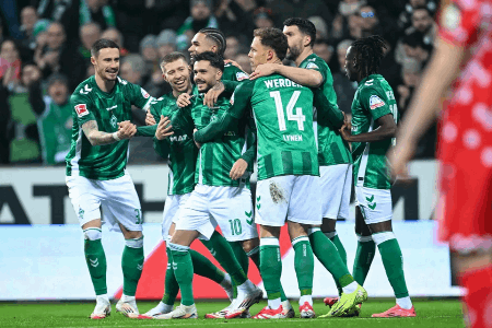 周五019德甲推荐：不来梅VS沃夫斯堡