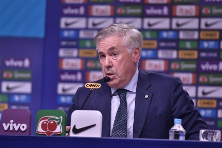 安切洛蒂重申：巴西队世界杯的目标就是夺冠！