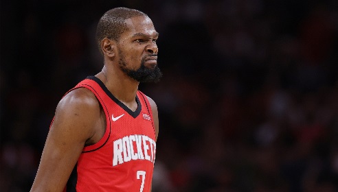 下半场全队三分4中1！KD：我们是防守型球队 爱打低位&不乱投三分