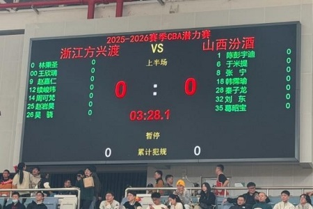 辣眼睛！CBA潜力赛等同投篮训练