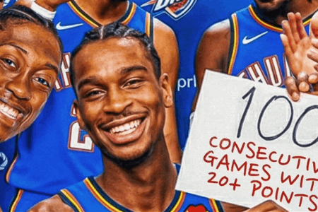 连续100场20+！美媒：一年前亚历山大是超巨但如今已是传奇