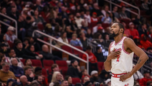 感觉罚球能再准点！KD近9战场均27.8分5.8板6助 命中率57/46/90%