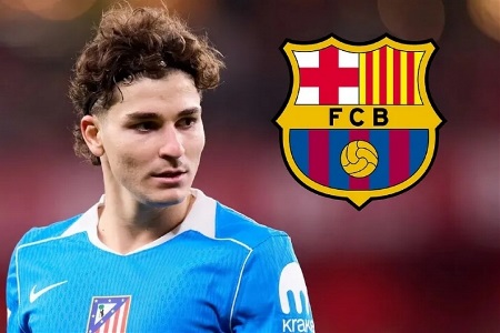 马卡：巴萨愿意今夏为阿尔瓦雷斯支付8000万欧，视他为莱万接班人