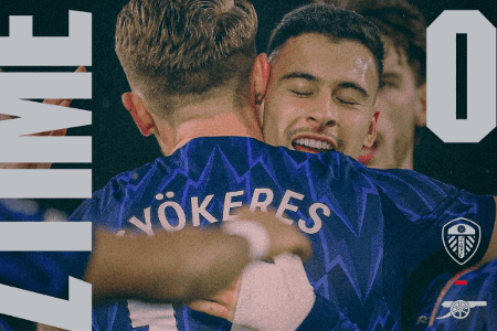 英超-阿森纳4-0利兹联 马杜埃凯助攻+造乌龙约克雷斯破球荒