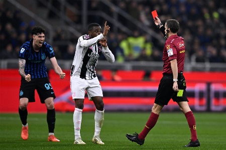 冤枉吃红牌！迪马：尤文申请撤销卡卢卢红牌被拒，将提出“赦免”