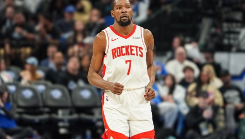 37岁155天！杜兰特连续三场砍下30+ 火箭队史最老球员