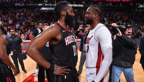 JR：韦德＞哈登 没见过韦德退缩或在场上毫无表现 哈登防不住韦德