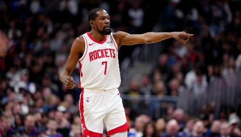 你会打到45岁？KD：那可是很长时间 詹姆斯是出于对比赛的热爱