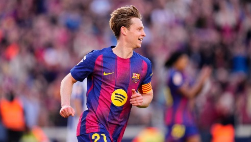 每体：世界杯临近，科曼希望巴萨能够更加谨慎对待德容的复出