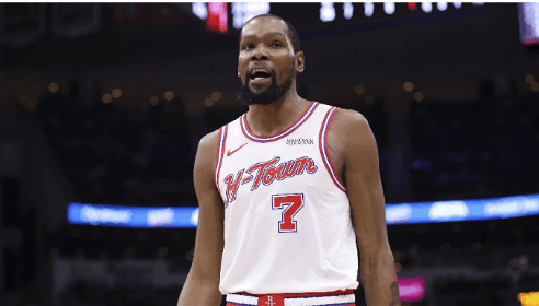 媒体人：没有KD兜底火箭天才全露馅 KD又到是否带伤复出抉择时刻