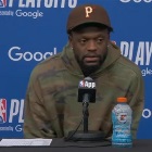 【完整版】兰德尔：看到迪文倒下很艰难 很高兴我们得到了道苏姆