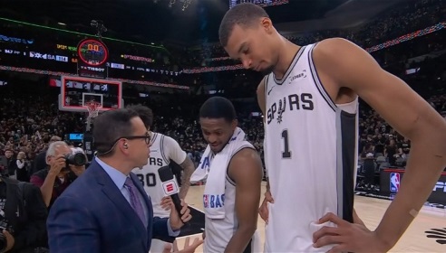 【完整版】文班：福克斯太全面了 福克斯：文班可与库里相提并论