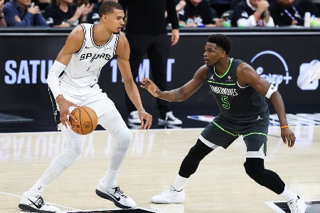 马刺拿赛点？ESPN预测明日G4胜率：马刺63% 森林狼37%
