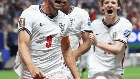 世界杯-英格兰2-1逆转民主刚果晋级16强 凯恩双响+绝杀