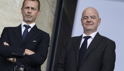 电讯报：欧足联已致函称考虑起诉FIFA，警告因凡蒂诺别想销毁证据